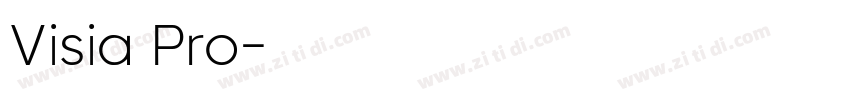 Visia Pro字体转换